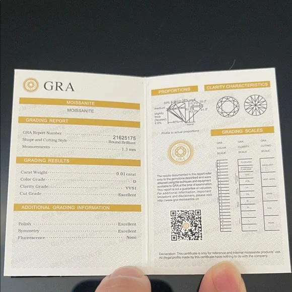 💎0.1Ctw Moissanite Jesus Cross Hoop Round Earrings GRA Certificate - Picture 7 of 11